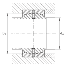 關(guān)節(jié)軸承 GE22-ZO, 根據(jù) DIN ISO 12 240-1 標準，英制尺寸，需維護
