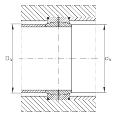 關(guān)節(jié)軸承 GE80-DO, 根據(jù) DIN ISO 12 240-1 標(biāo)準(zhǔn)，需維護(hù)